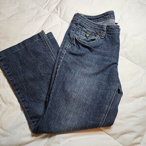 JW Style Women’s Dark Wash Jeans Size 10 Stretch Denim Excellent Condition